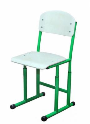 Полозковий учн. стілець рег. по висоті 385х420-445х775-855 мм, №4-6 (380-460 мм) АНШАР ГРУП (190109) - кругла зміцнена труба, рег. глибини сидіння